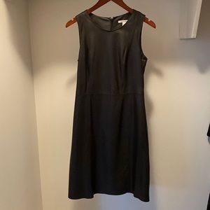 banana republic leather dress | size eight